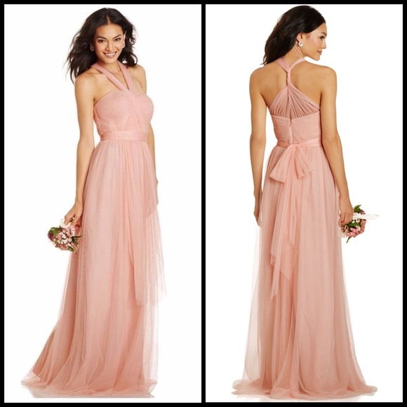 Adrianna Papell Convertible Corset Tulle Gown - Picture 2 of 15